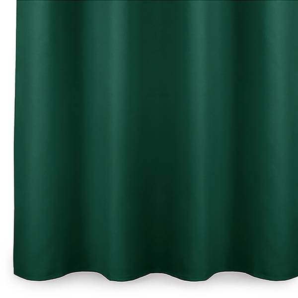 Rideau à ruflette Blackout II Polyester - Vert foncé