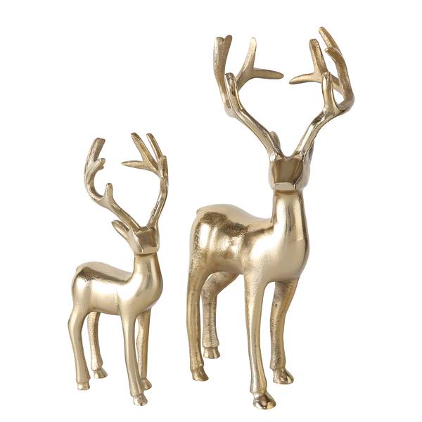 Figur Thielo (2-teilig) Aluminium - Messing