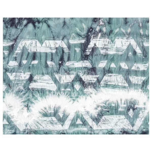 Papier peint intissé Tribal Dye Intissé - Bleu