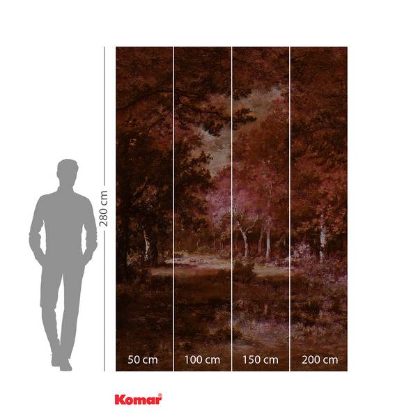 Vlies-fotobehang Autumna Rosso vlies - meerdere kleuren