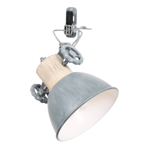 Wandleuchte Gearwood III Aluminium - 1-flammig