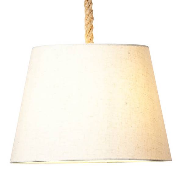 Hanglamp Sailor melkglas/staal - 2-lichts