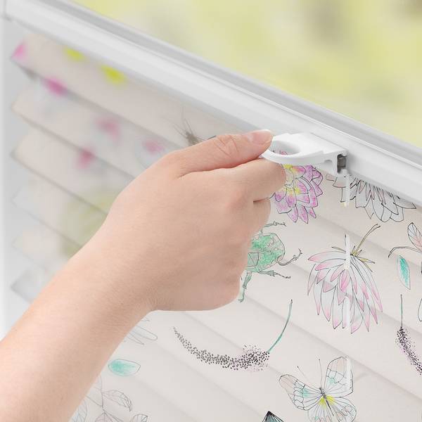 Plissee Klemmfix My Bohemian Garden Polyester - Mehrfarbig - 45 x 130 cm