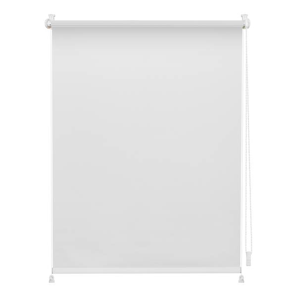 Klemmfix-Rollo Clanes Polyester - Weiß - 80 x 200 cm