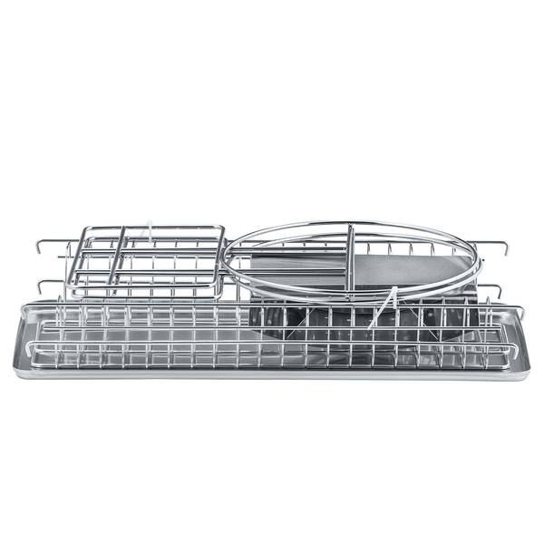 Geschirrabtropfer Exclusiv Duo Edelstahl - Silber