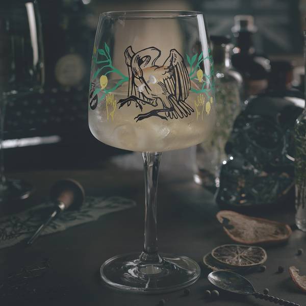 Ginglas Fabelkraft III Kristallglas - Transparent / Schwarz - Fassungsvermögen: 0.7 L