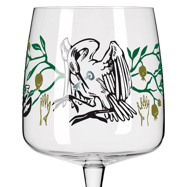 Ginglas Fabelkraft III Kristallglas - Transparent / Schwarz - Fassungsvermögen: 0.7 L