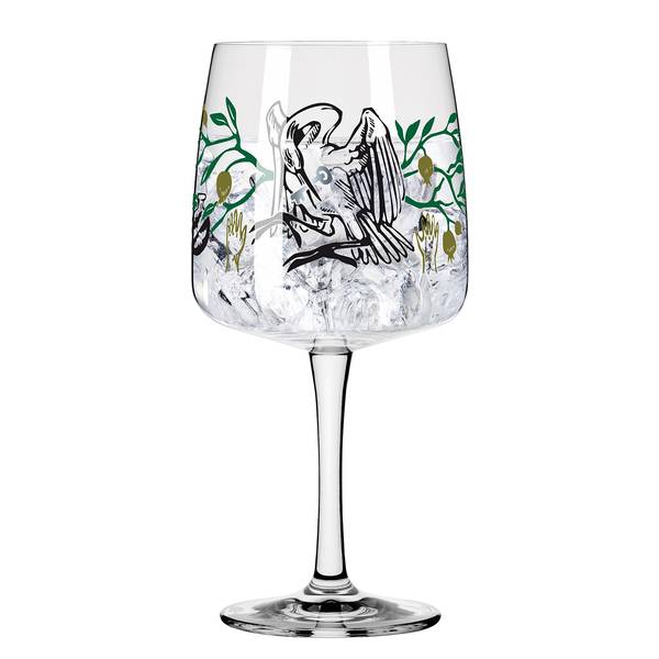 Ginglas Fabelkraft III Kristallglas - Transparent / Schwarz - Fassungsvermögen: 0.7 L