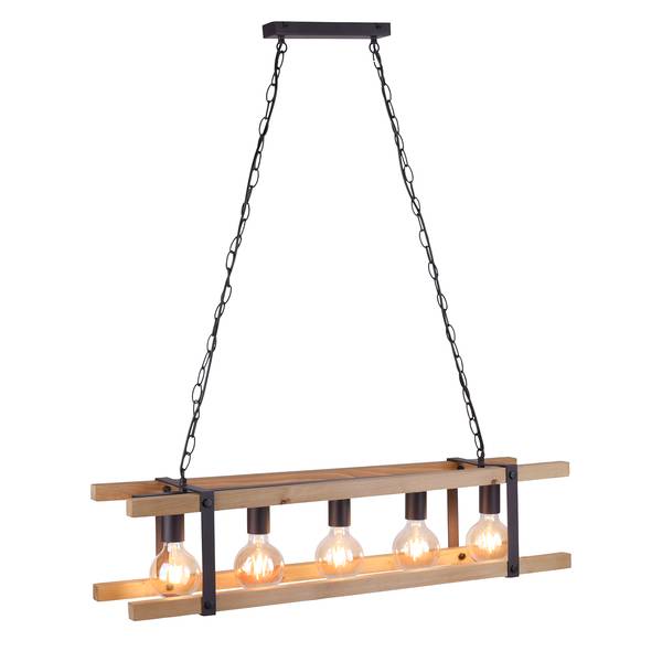 Hanglamp Edith III ijzer - 5 lichtbronnen