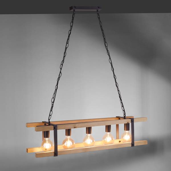 Hanglamp Edith III ijzer - 5 lichtbronnen
