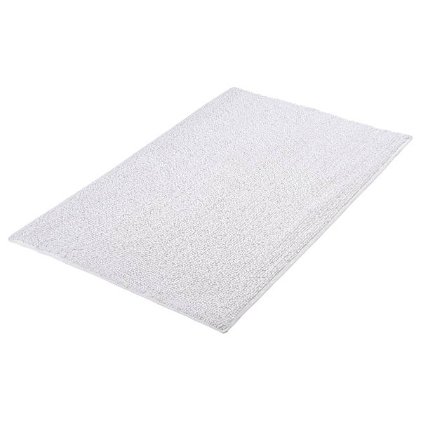Badmat Chrissy katoen - wit - 65 x 115 cm