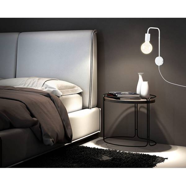 Tafellamp Alva ijzer - 1 lichtbron - wit