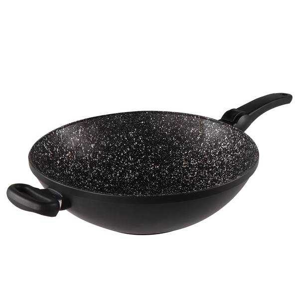 Wok Kempsey Aluminium - Anthrazit - ø 32