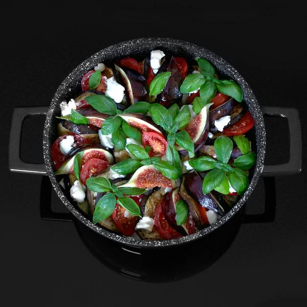 Mini-Bräter Lentia Aluminium - Schwarz - ø 20