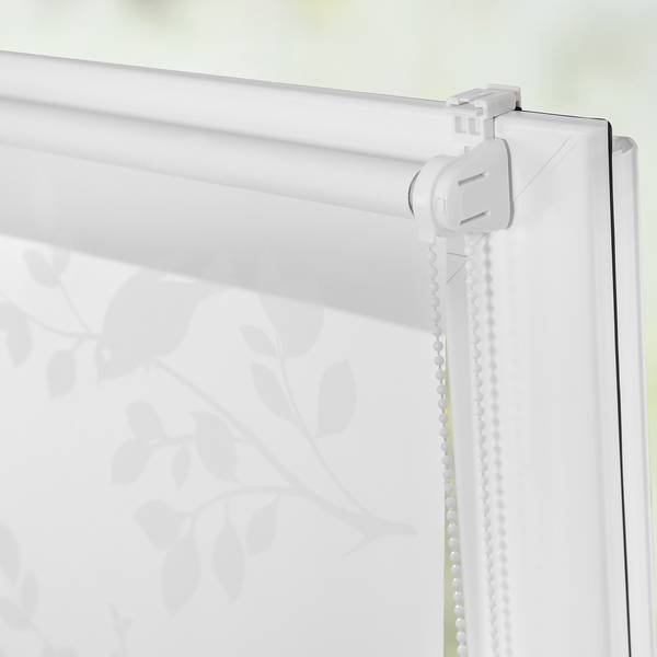Klemfix rolgordijn Vogel polyester - wit - 70 x 150 cm