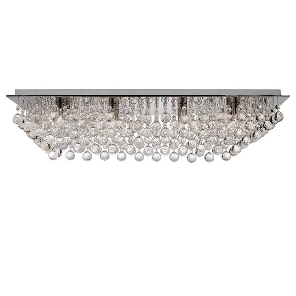 Plafonnier Hanna Gris - Verre - 34 x 20 x 83 cm