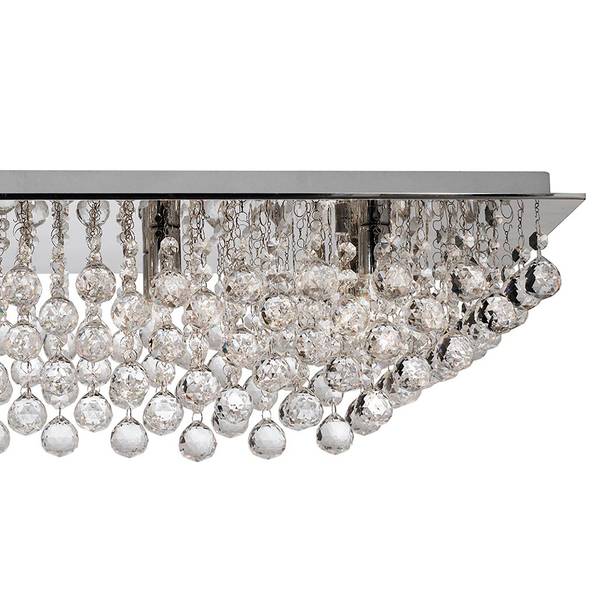 Plafonnier Hanna Gris - Verre - 34 x 20 x 83 cm