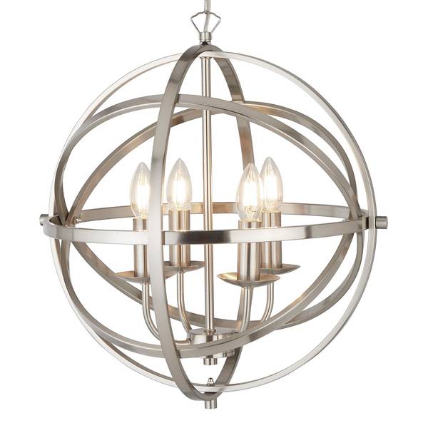 Orbit Pendentif Argenté - Métal - 46 x 210 x 46 cm