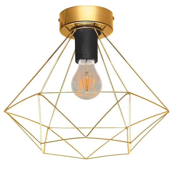 Plafonnier Tarbes Acier - 1 ampoule