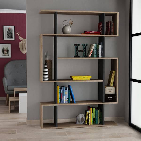 MITO-rek Sonoma eikenhouten look/antracietkleurig