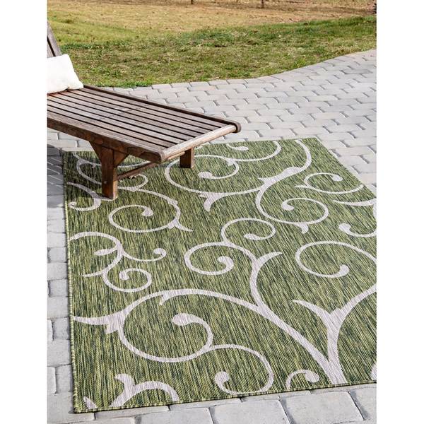 In- & outdoorvloerkleed Beauties I polypropeen - groen - 150 x 245 cm