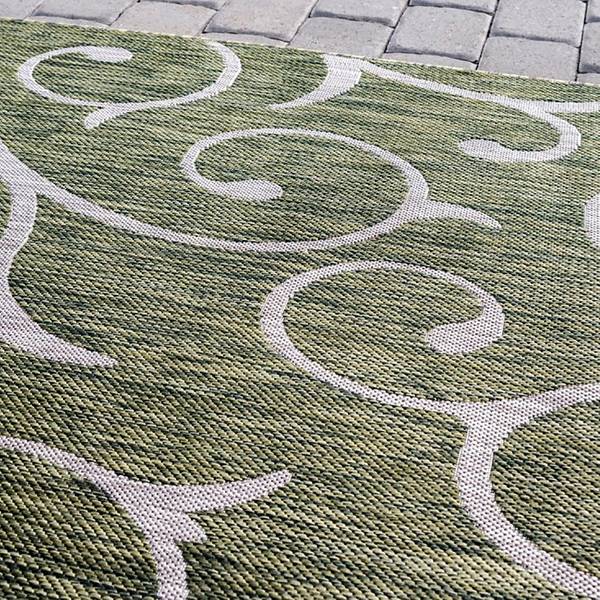 In- & outdoorvloerkleed Beauties I polypropeen - groen - 150 x 245 cm