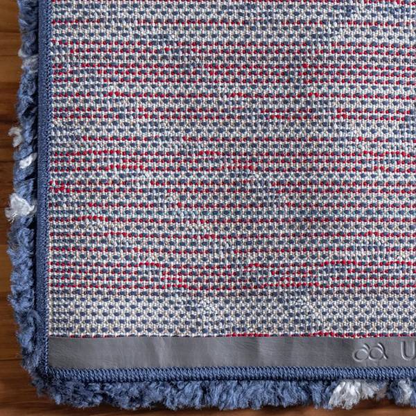 Läufer Temara Shag I Polypropylene / Jute - Marineblau - 80 x 185 cm