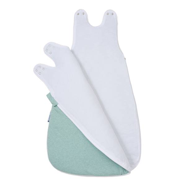 Babyschlafsack Jersey Grün - Textil - 38 x 5 x 60 cm