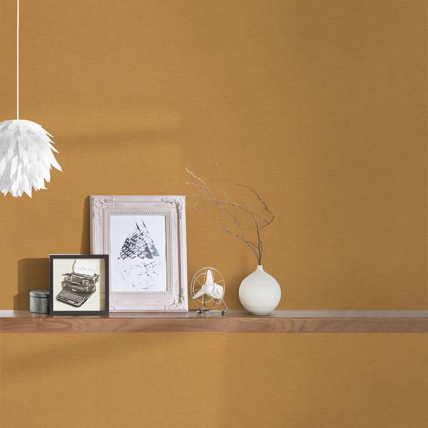 Papier peint en intissé Cuba I Intissé - Jaune