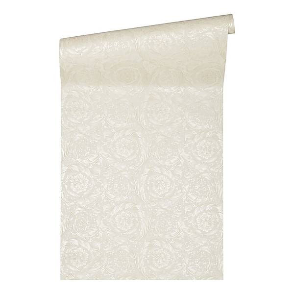 Papier peint intissé Versace Fleurs I Intissé - Beige