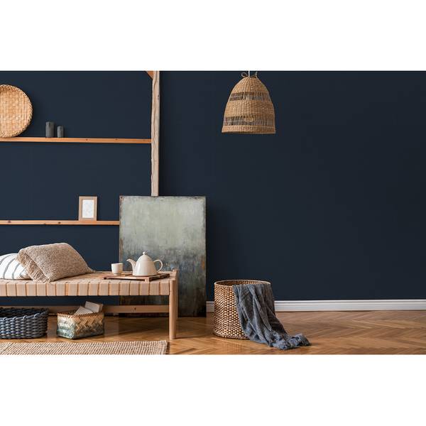 Papier peint en intissé Ava III Intissé - Bleu