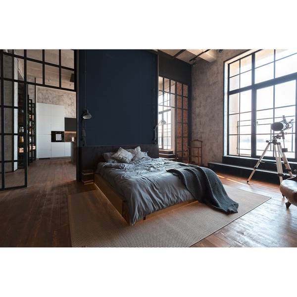 Papier peint en intissé Ava III Intissé - Bleu