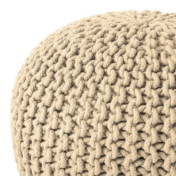 Pouf Rosita Webstoff - Beige