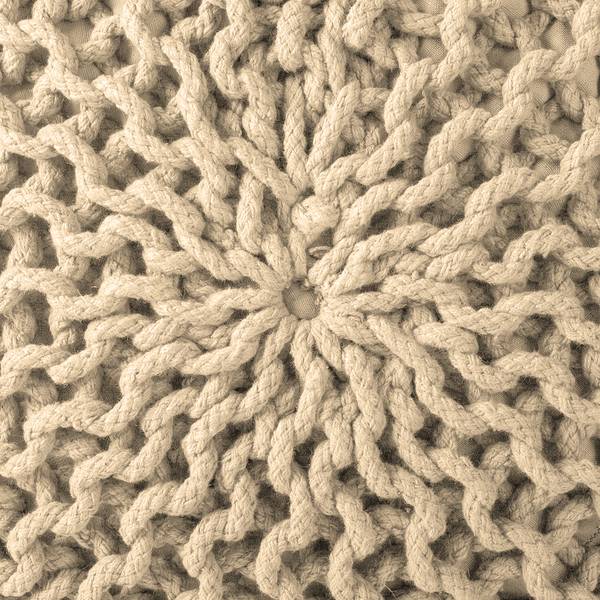 Pouf Rosita Webstoff - Beige