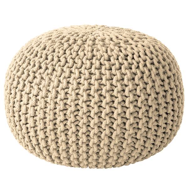 Pouf Rosita Webstoff - Beige