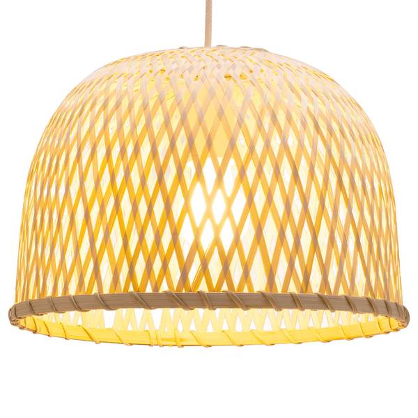 Pendelleuchte Woody Pearl Bambus / Aluminium - 1-flammig