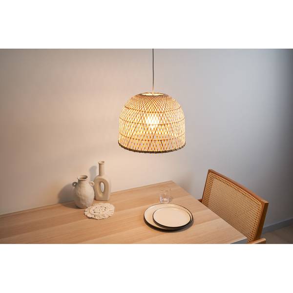 Pendelleuchte Woody Pearl Bambus / Aluminium - 1-flammig