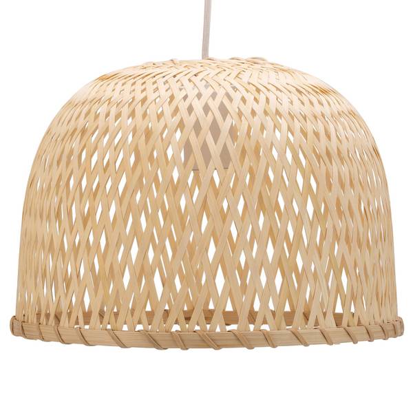 Pendelleuchte Woody Pearl Bambus / Aluminium - 1-flammig