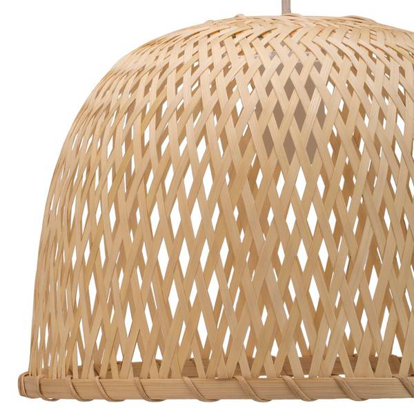 Pendelleuchte Woody Pearl Bambus / Aluminium - 1-flammig