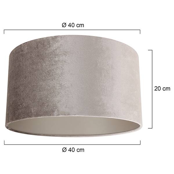 Lampenschirm Maredo XI Samt - 1-flammig