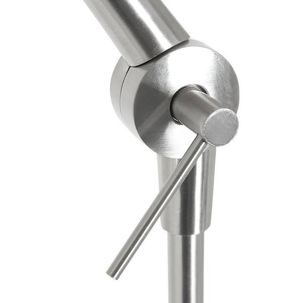 Staande lamp Liiri I katoen/aluminium - 1 lichtbron