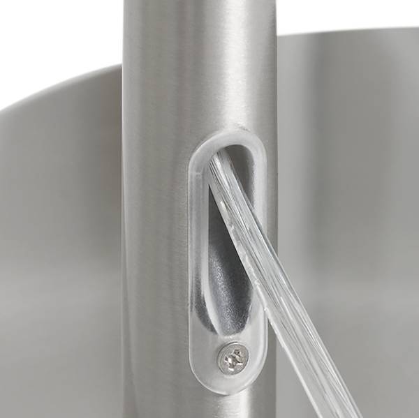 Staande lamp Liiri I katoen/aluminium - 1 lichtbron