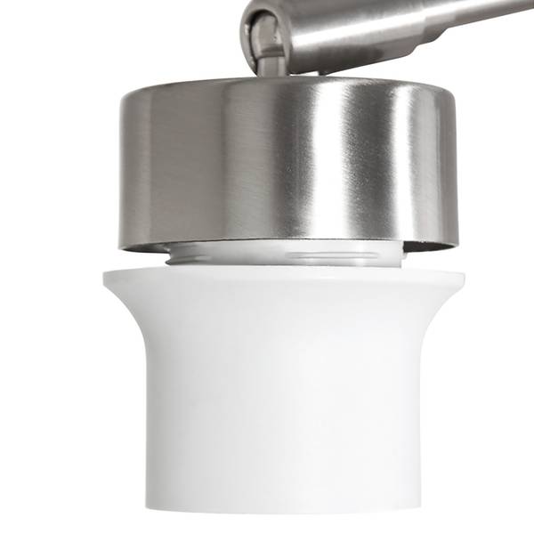 Wandleuchte Liiri IV Samt / Aluminium - 1-flammig - Silber