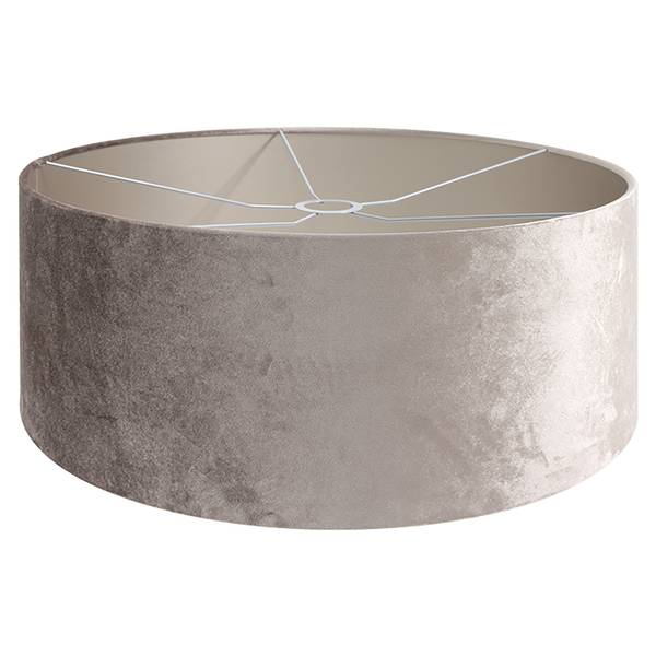 Suspension Liiri III Velours / Aluminium - 1 ampoule - Argenté