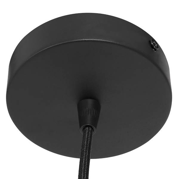 Suspension Liiri III Velours / Aluminium - 1 ampoule - Argenté