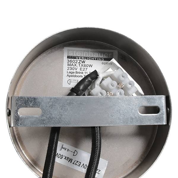 Suspension Liiri III Velours / Aluminium - 1 ampoule - Argenté