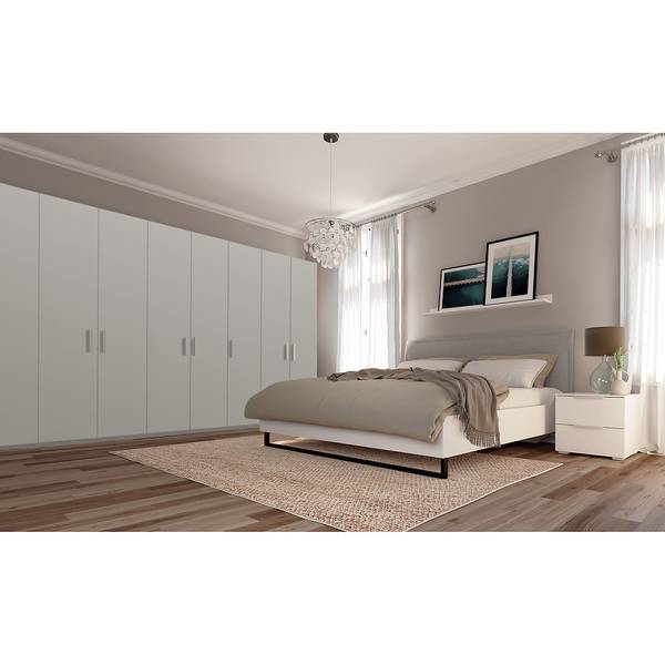 Drehtürenschrank SKØP pure Seidengrau - 405 x 222 cm