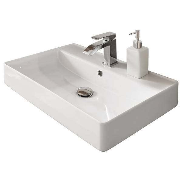 Badkamerset Natura I (2-delig) incl. verlichting - knoestig eikenhouten look