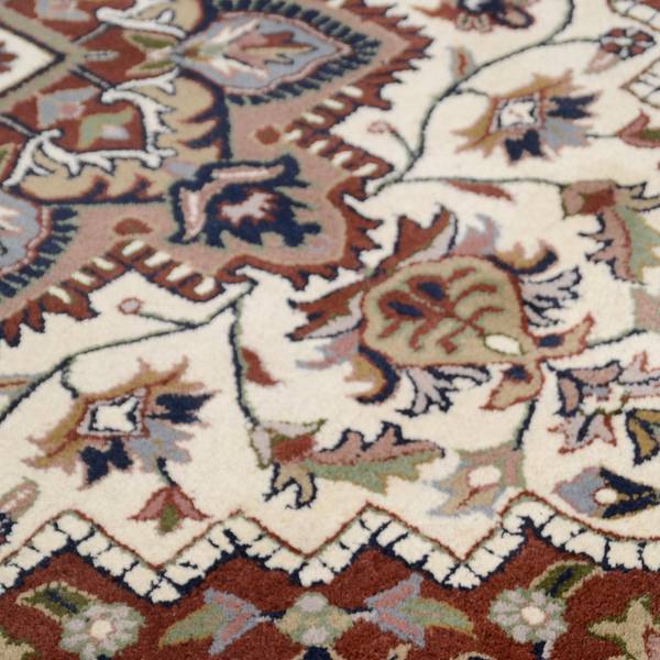 Wollteppich Royal Heriz Schurwolle - Braun - 90 x 160 cm