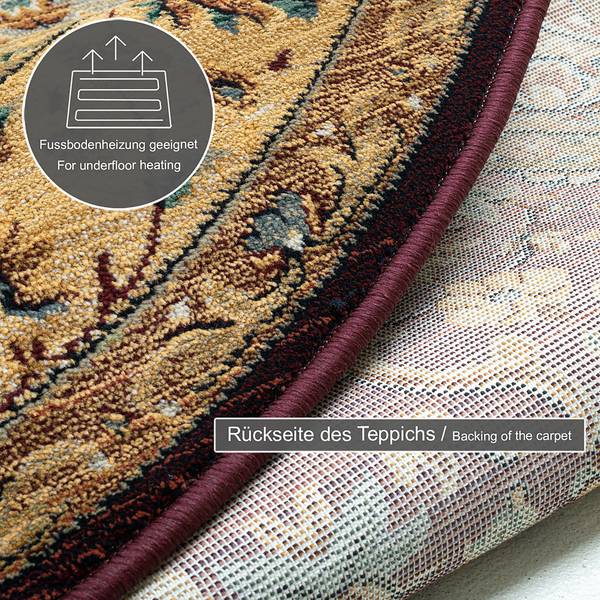 Kurzflorteppich Gabiro 208 II Polypropylene - Rot - 190 x 290 cm